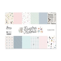 Papel Nuestra Historia 12”x 8,5”