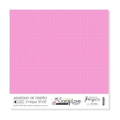 Adhesivo de Diseño Mat de Corte Rosa